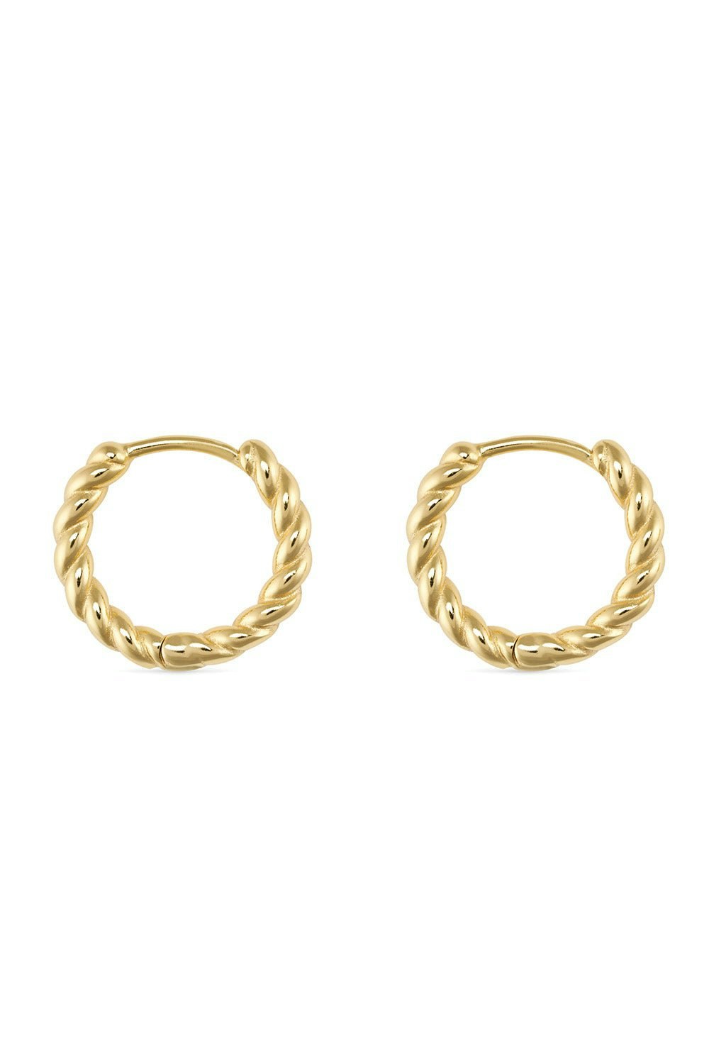 Elk & Bloom Gold Small Plated Thin Hoop Earrings - Yes Please