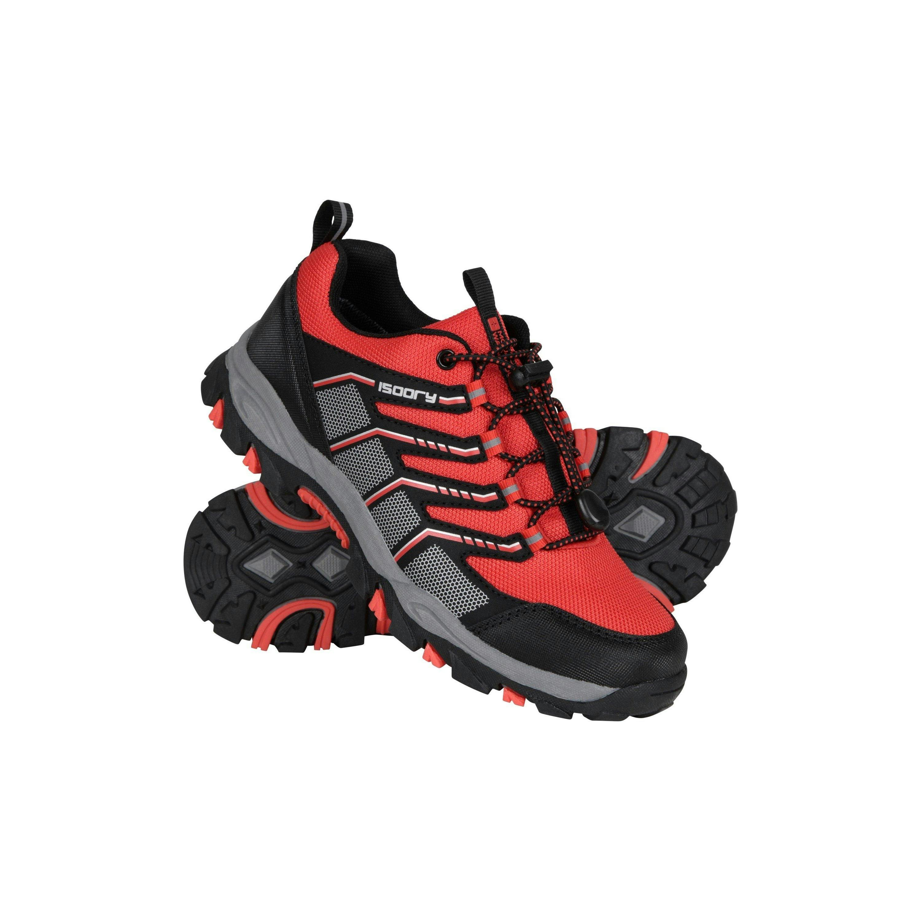 Mountain Warehouse Red Childrens/Kids Bolt Waterproof Trainers - Active - 10 Uk Child - Active - 60% Pu (Polyurethane)/10% Rubber/10% Phylon/10% Eva/10% Mesh