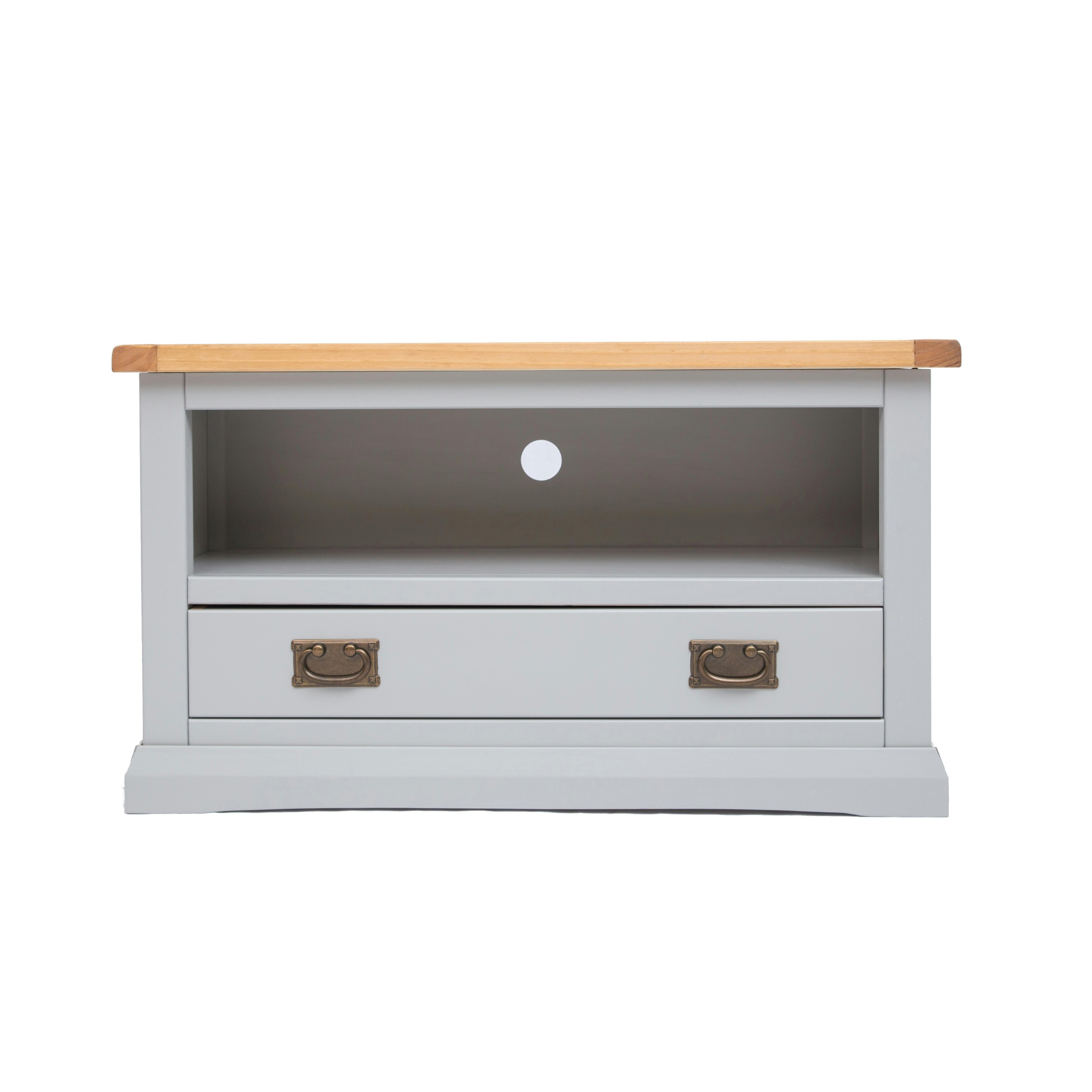 Cabinet Bits Loreo 1 Drawer Tv Stand - Grey - Image 2