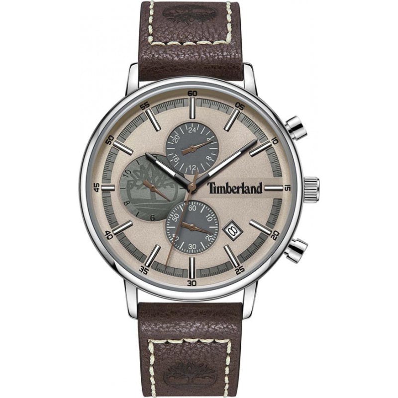 Timberland Men's Brown Sterling Watch Tdwgf2182903 - One Size - Leather