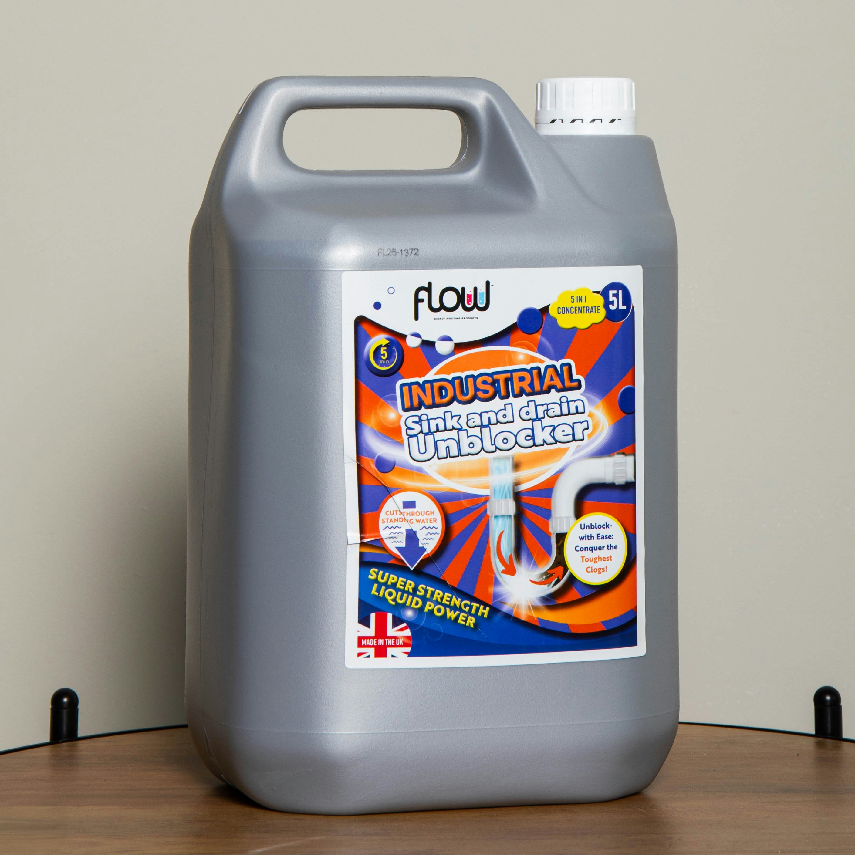 Rackhams 5 Litre Heavy Duty Sink And Drain Unblocker
