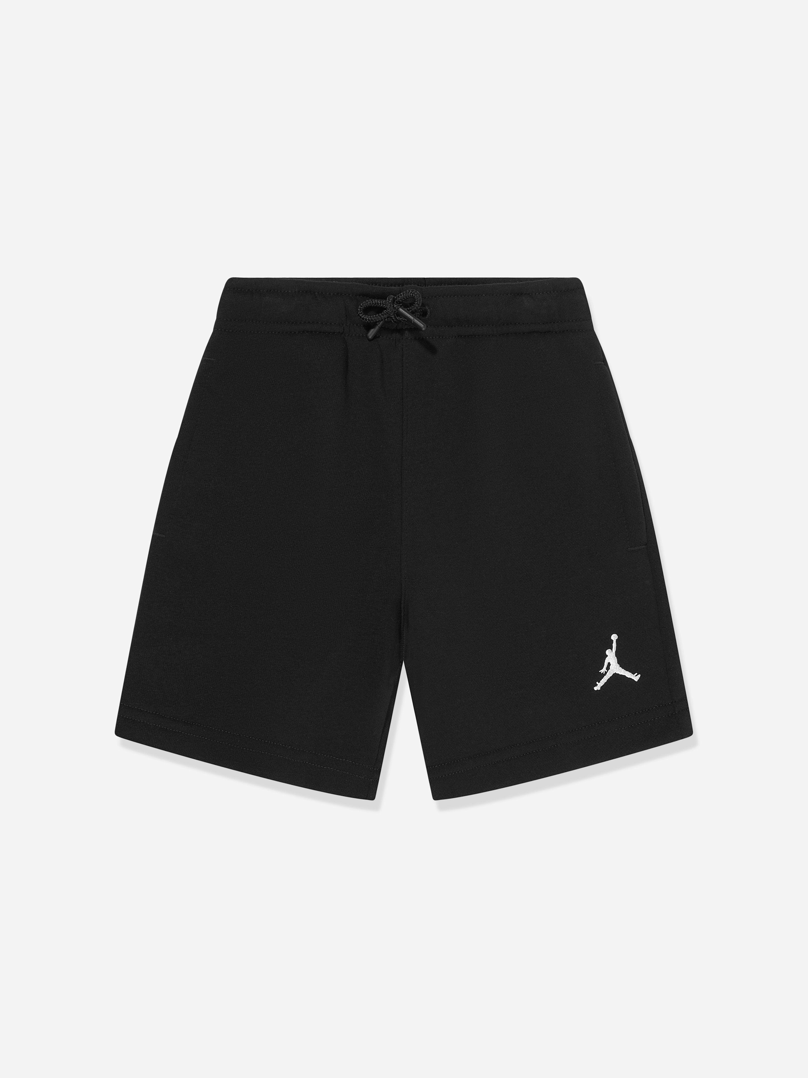Jordan Boys Black Mj Brooklyn Fleece Essential Shorts In - 5 - 6 Years