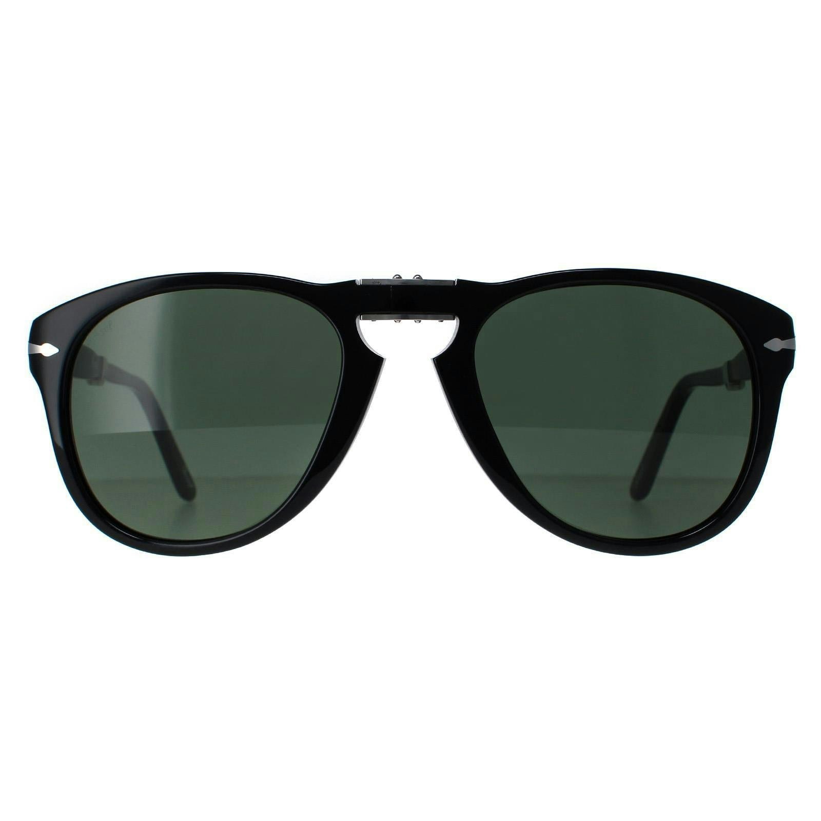 Persol , Sunglasses, Male, Black, 54 Mm, Folding Po0714 Sunglasses - Image 8