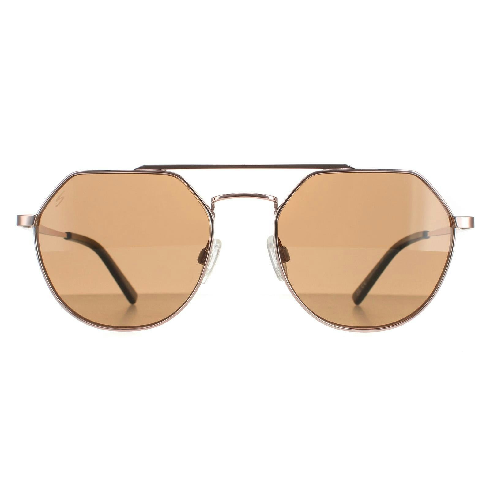 Serengeti Unisex Light/Gold Shelby Rose Sunglasses
