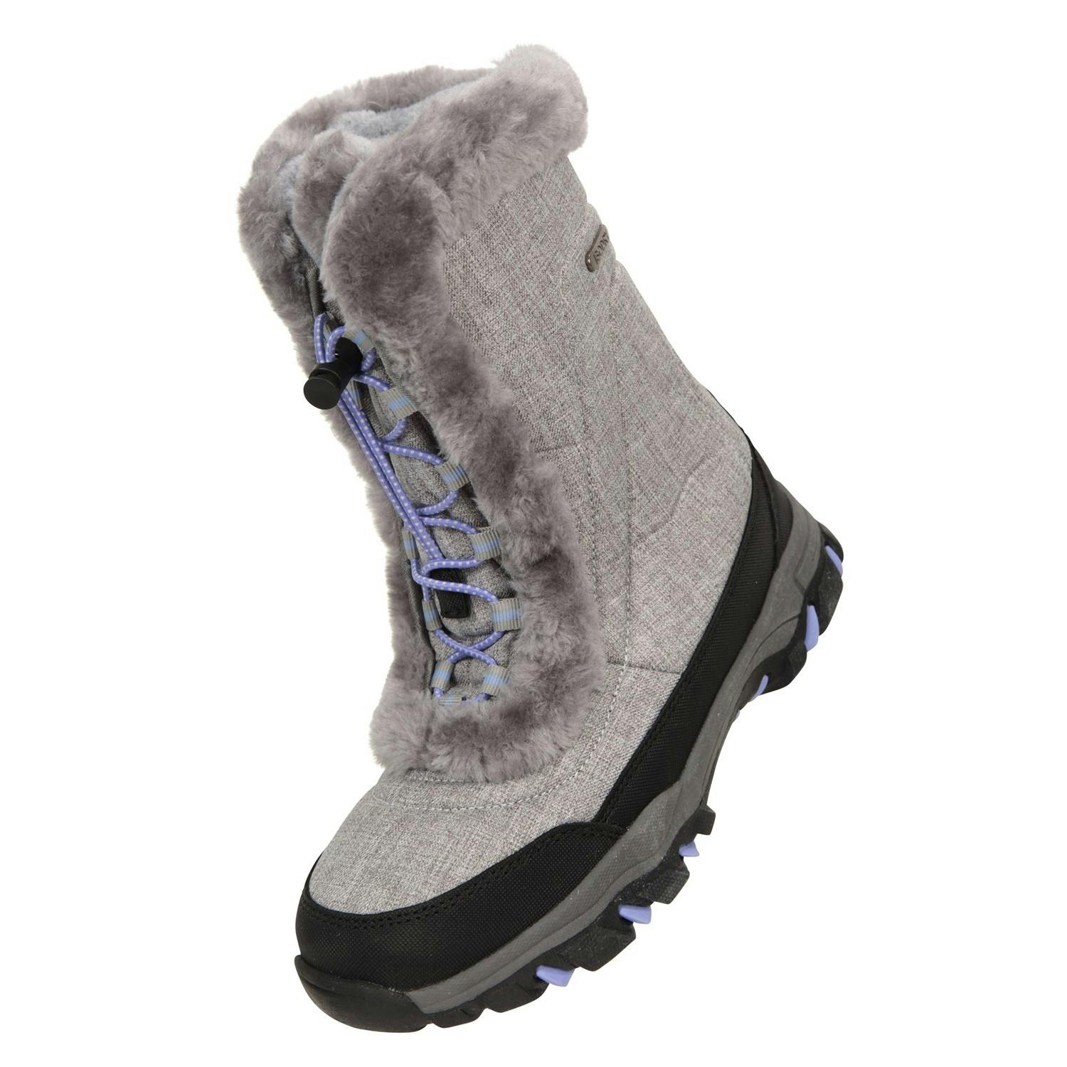 Mountain Warehouse Dark/Grey Kids Ohio Snow Boots - 4 Uk