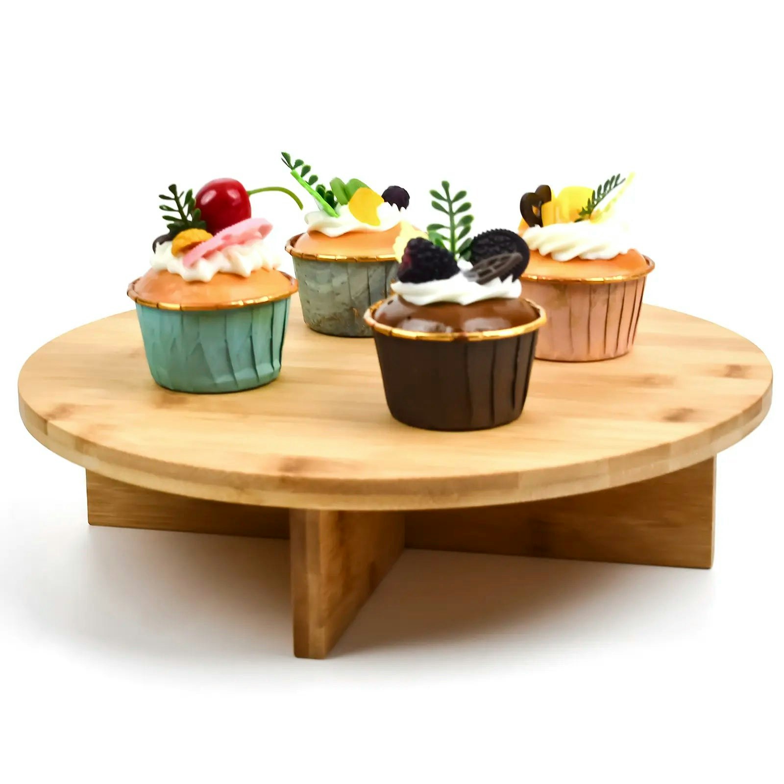 Rackhams Bamboo Round Cake Stand