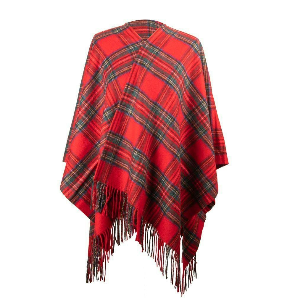 Heritage Traditions Pure Wool Tartan Serape - Royal Stewart