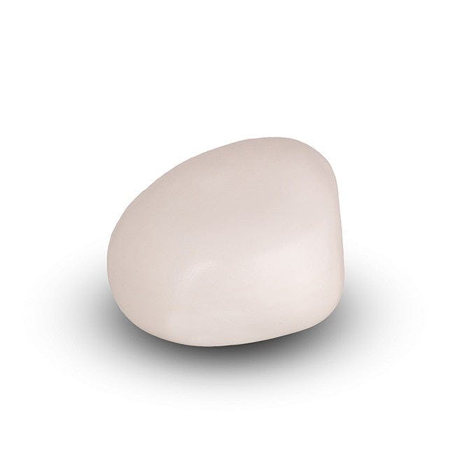 Rackhams White Ceramic Cuddle Stone Keepsake Collection - Matt