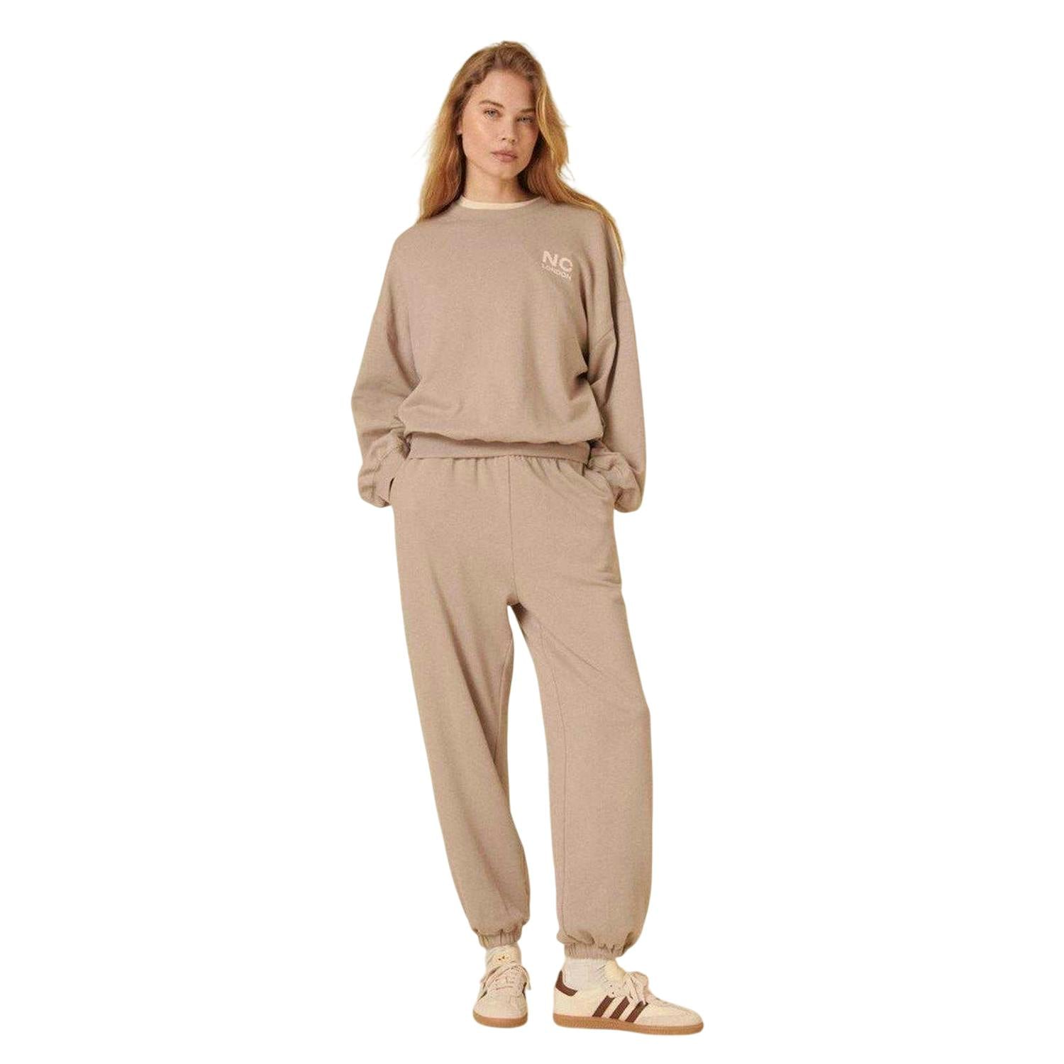 Nobody's Child Women's Beige Nobody´S Child Sweatshirt - 14 Uk - 100% Mixed