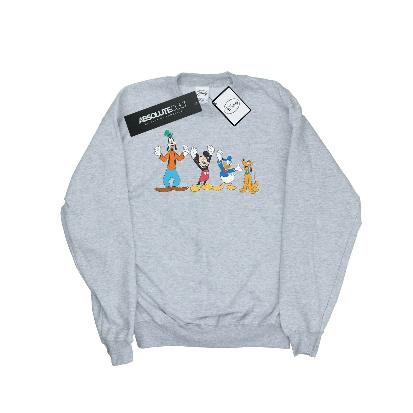 Disney Men's Grey Mickey Mouse Friends Sweatshirt - Sports - Sports - Xxl