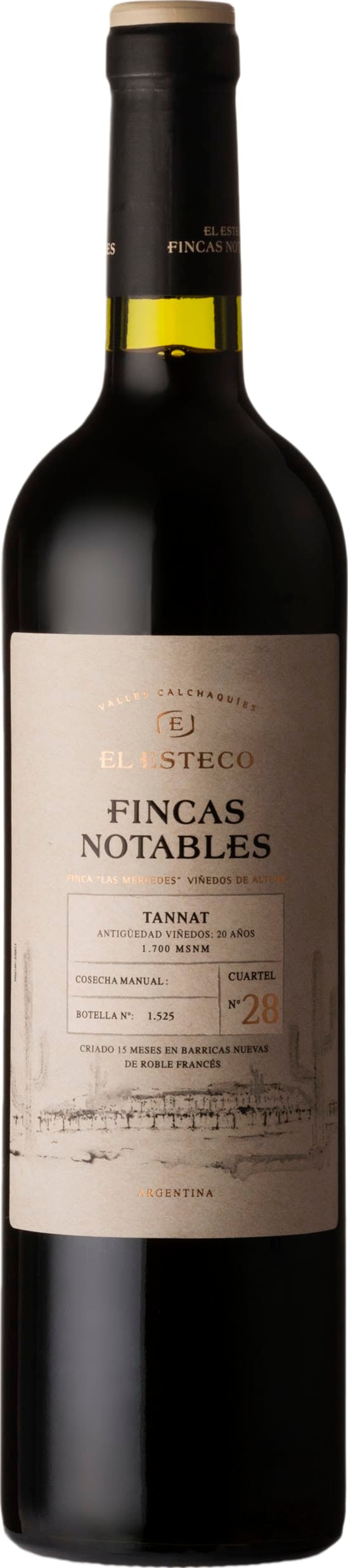 Various Wine Red/Dark El Esteco Finca Notables Tannat 2020 75Cl - Pack Of 6
