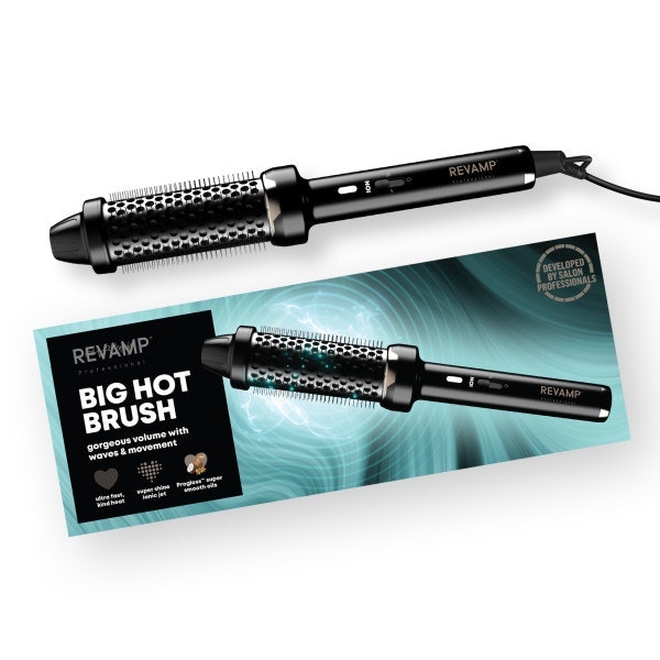 Revamp Black/Gold Progloss Big Hot Brush