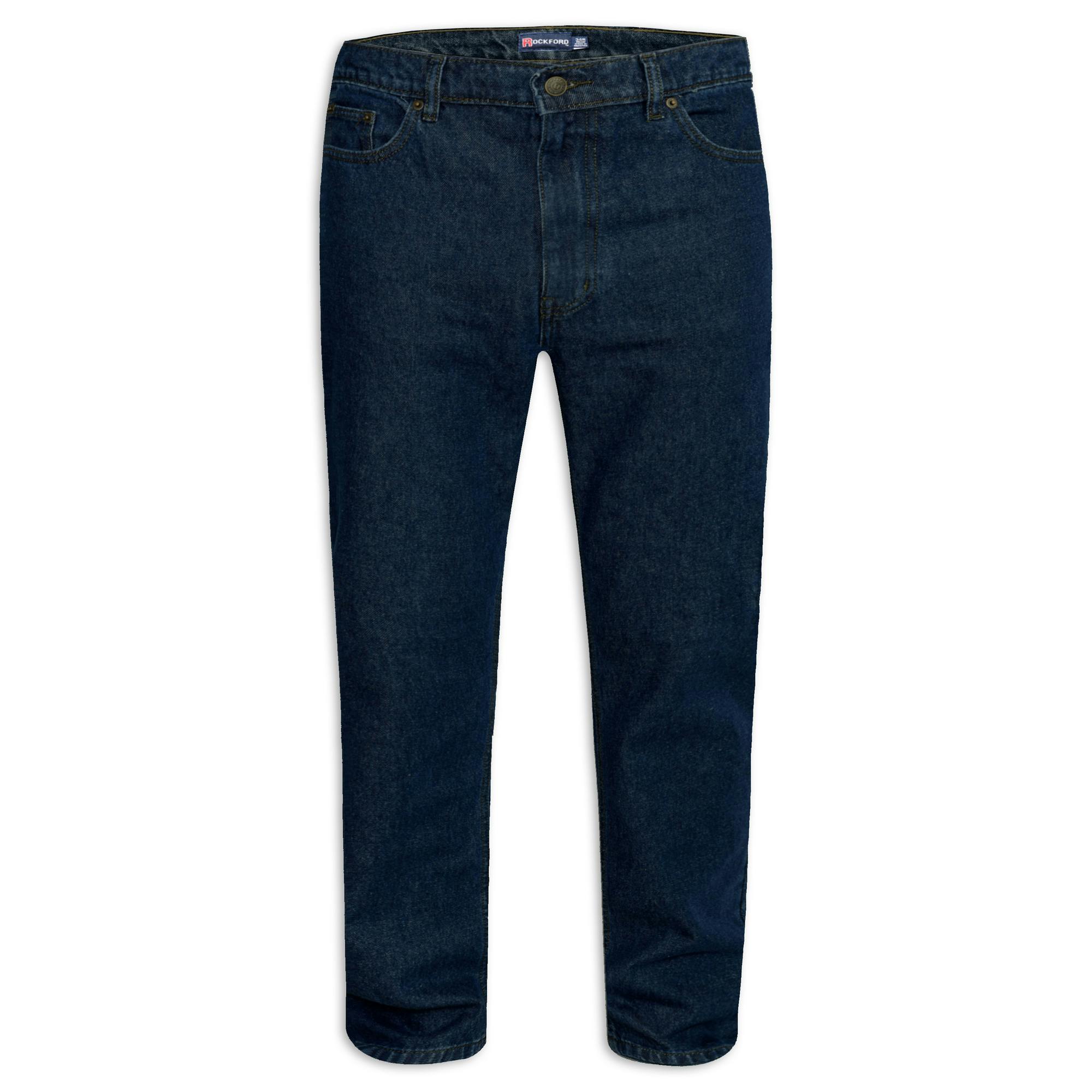 Duke Men's Indigo D555 Rockford Comfort Kingsize Jeans - 58R - 100% Cotton