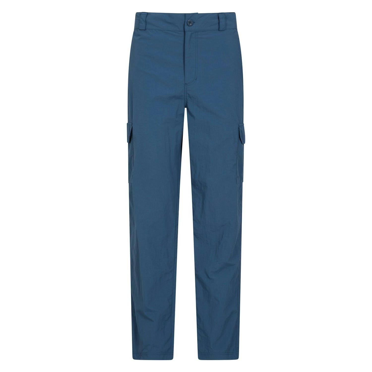 Mountain Warehouse Men's Blue Explore Trousers - 40R - 80% Polyester/20% Nylon