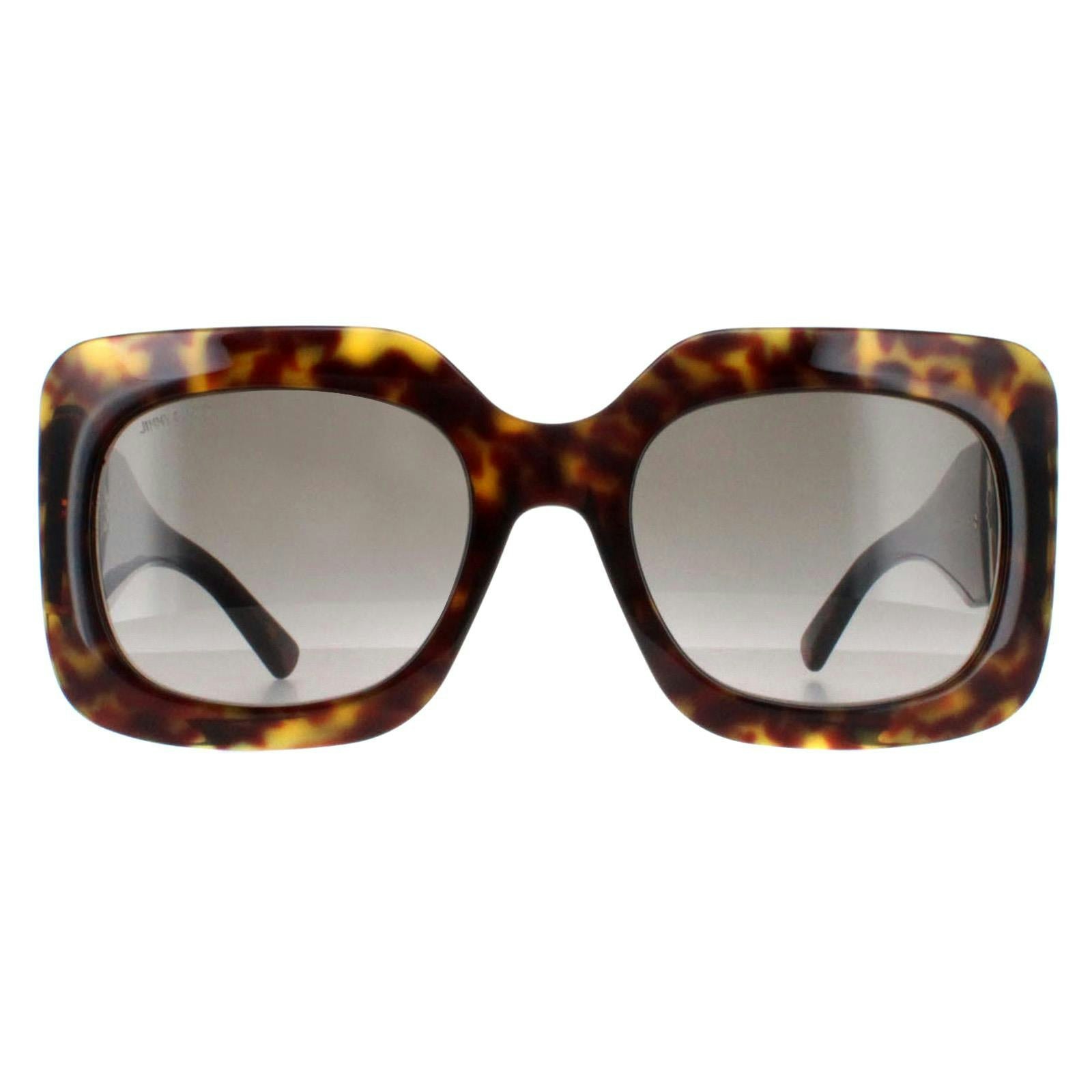 Jimmy Choo Women's Gold Gaya/S Havana And Sunglasses