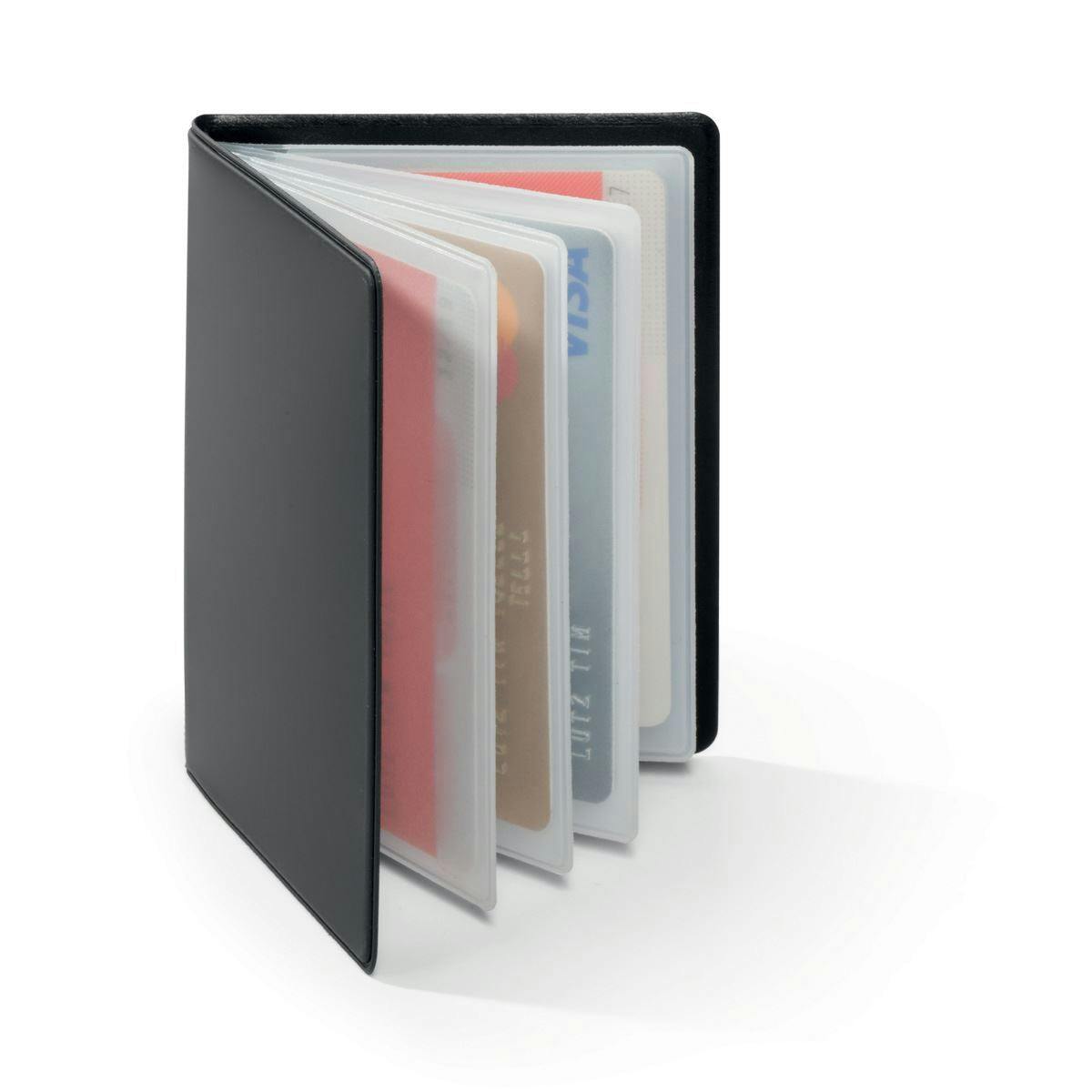 Durable Certified Rfid Secure Credit Card Wallet Sleeve For 8 Cards | Charcoal