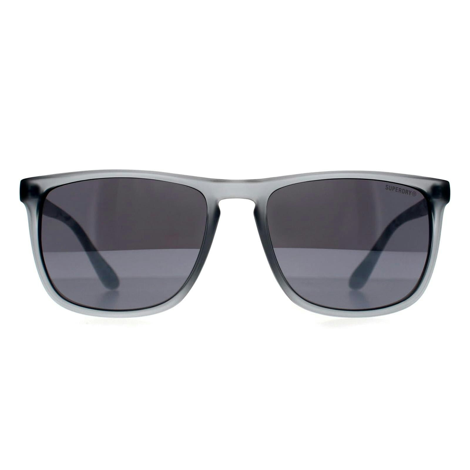 Superdry Men's Dark/Grey Shockwave Matte Crystal Fade Crystal Sunglasses