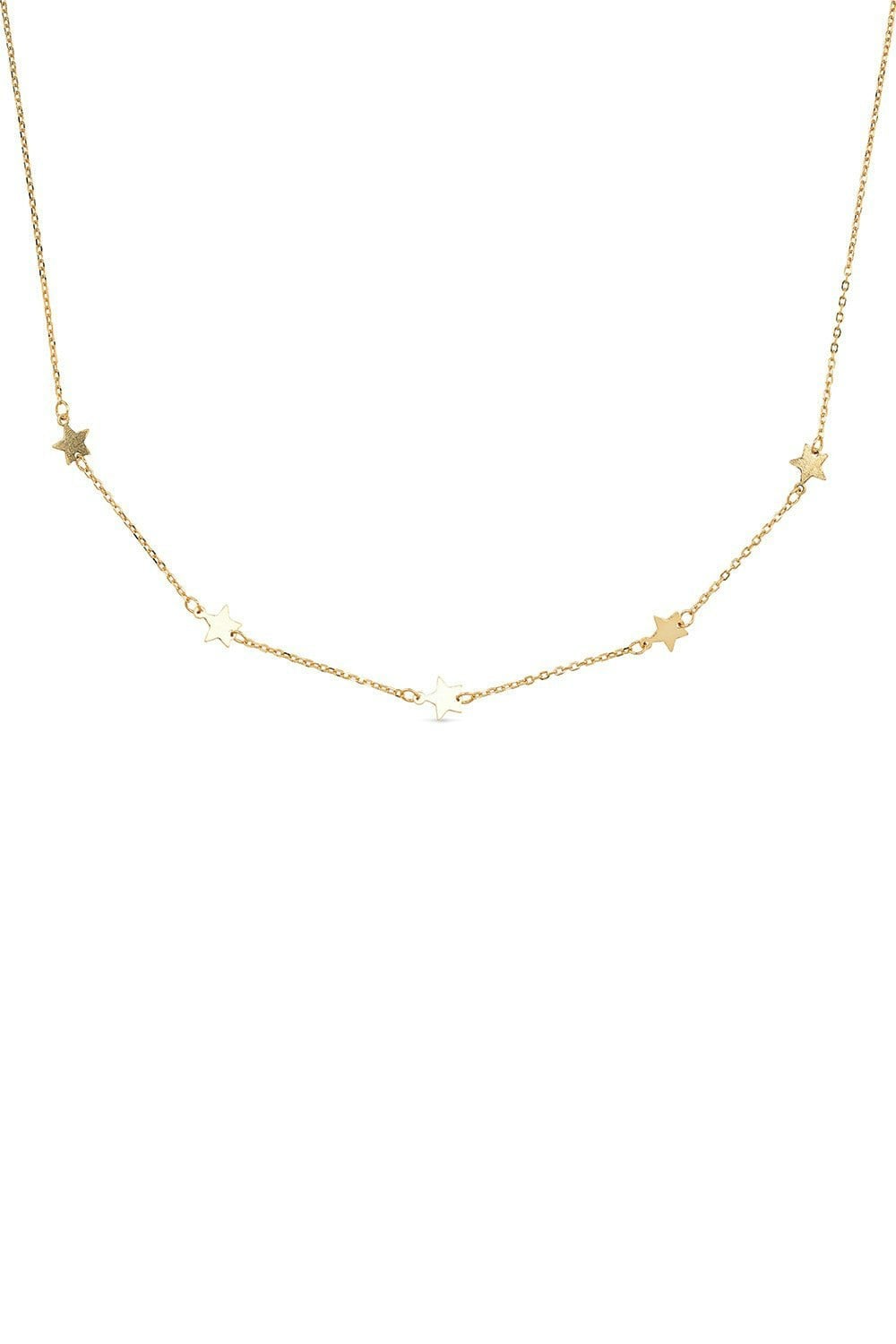 Elk & Bloom Gold Dainty 18K Star Choker - Yes Please - Standard Length