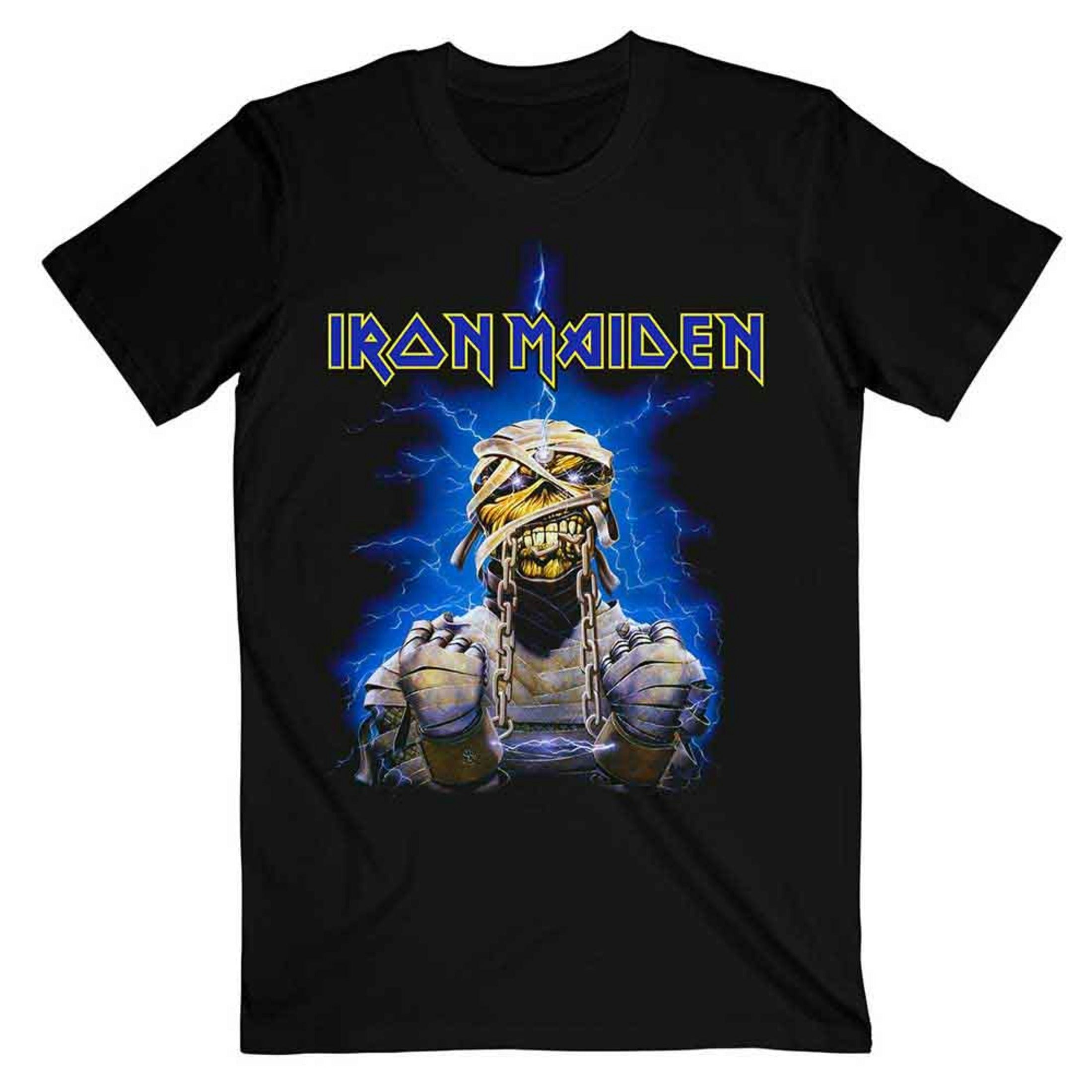 Paradiso Clothing Unisex Black Iron Maiden Powerslave Mummy T Shirt - Xxl