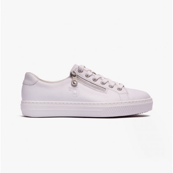 Rieker Women's White Summer Slip-On Trainers - (L59l1-83) - Uk 7.5