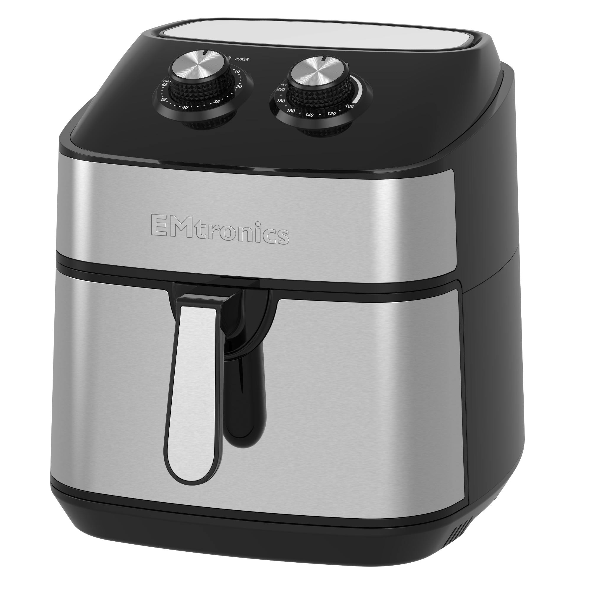 Emtronics Emafs9s 9 Litre Air Fryer - Stainless Steel