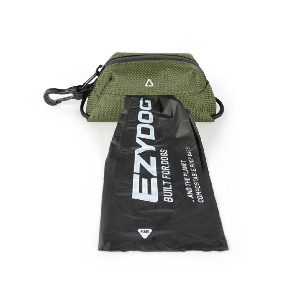 Ezydog Green Essential Poop Bag Holder In