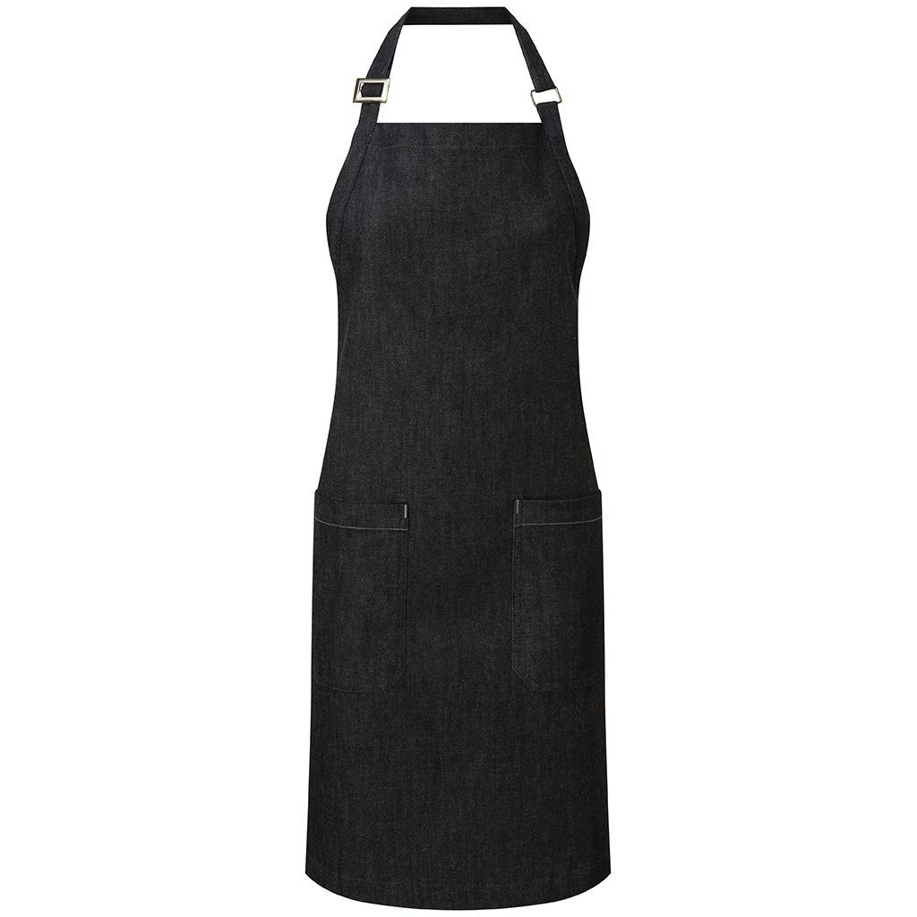 Premier Organic Cotton Full Apron - Indigo Denim - Image 3