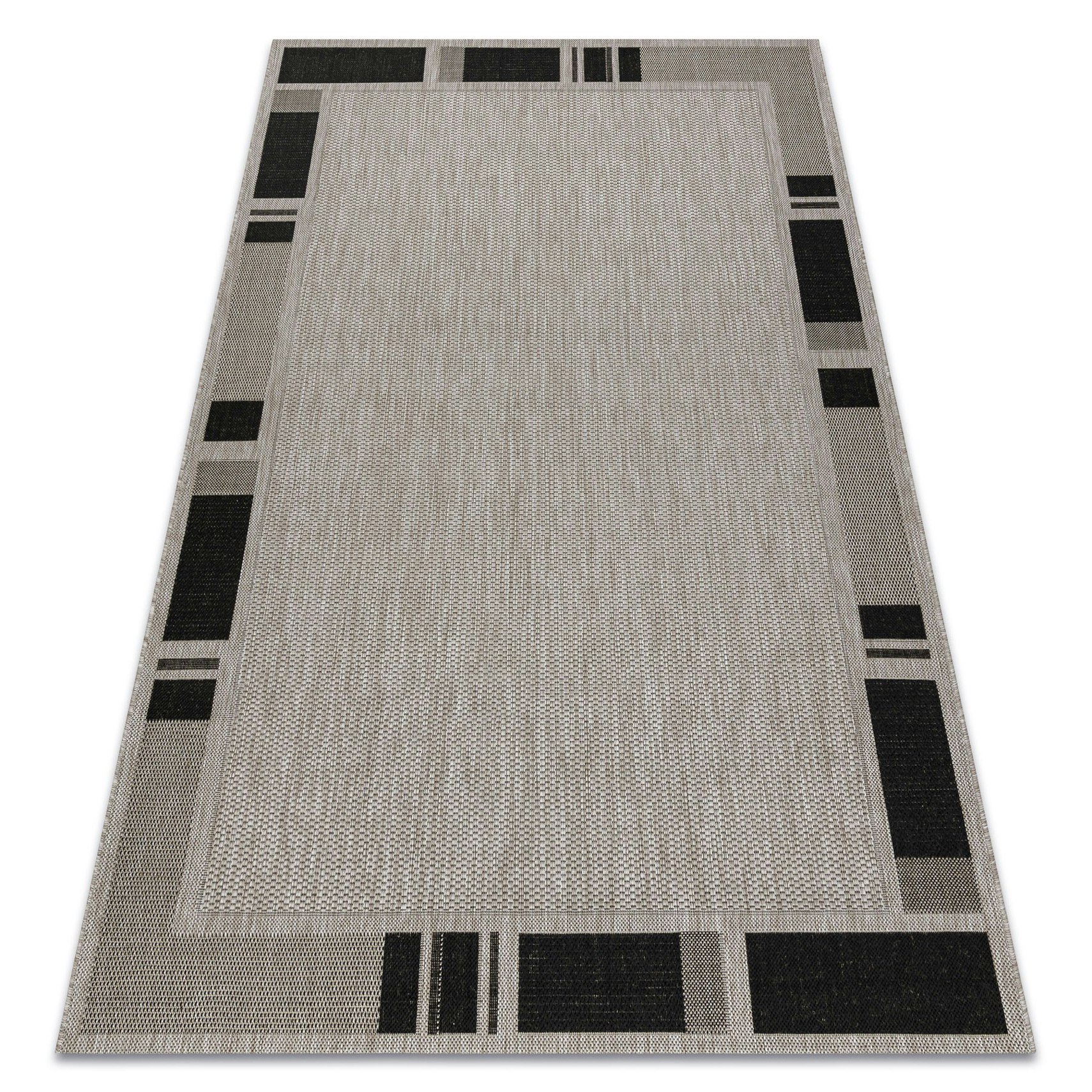 Rugsx Grey Floorlux Rug - Polypropylene - 80Cm X 150Cm