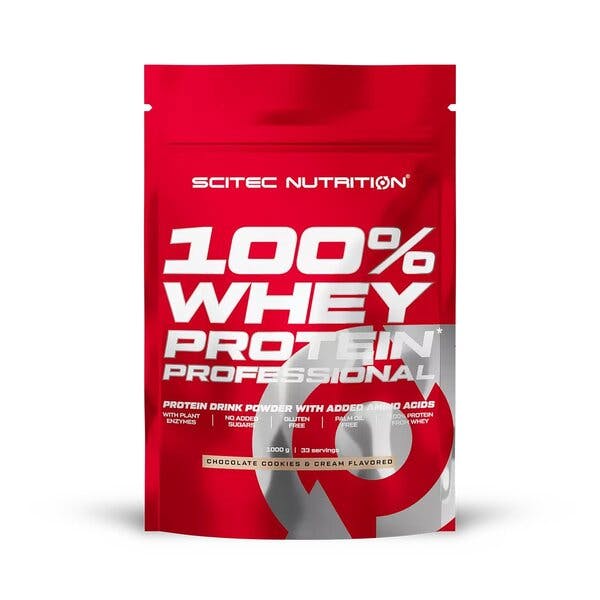 Scitec Cream 100% Whey Protein Professional, Chocolate Cookies & - 1000G