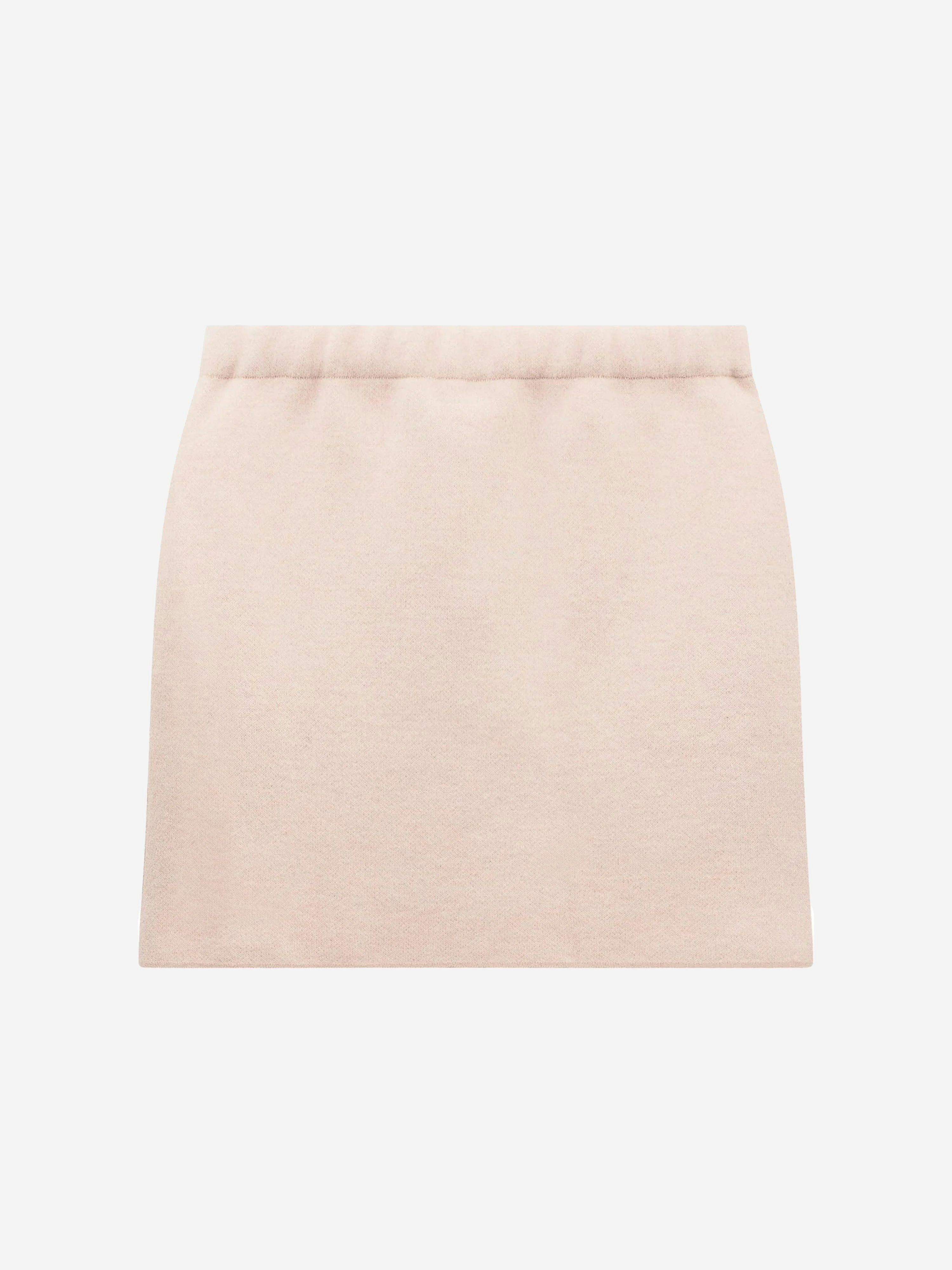 Fendi Kids Girls Pink Fendi Wool Knit Skirt - 14 Yrs