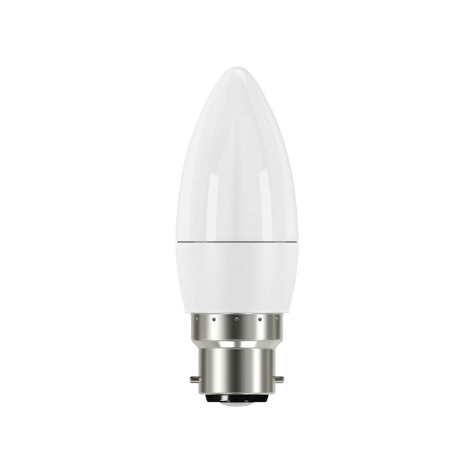 Energizer Light Led Opal Candle Non-Dimmable Bulb - Multi Colour - Bc (B22) 250 Lumen 3.4W - Multi Colour
