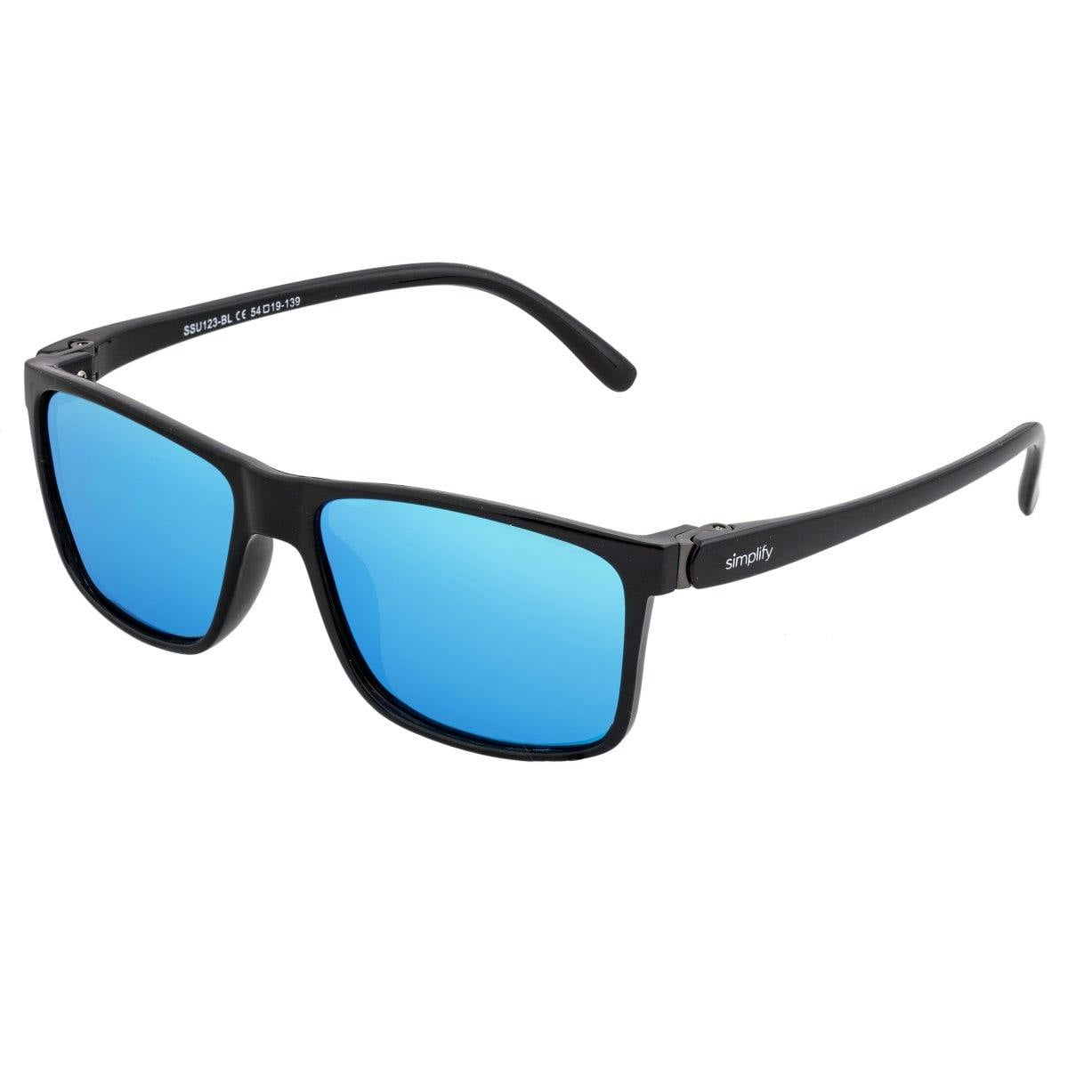 Simplify Black/Blue Ellis Polarized Sunglasses