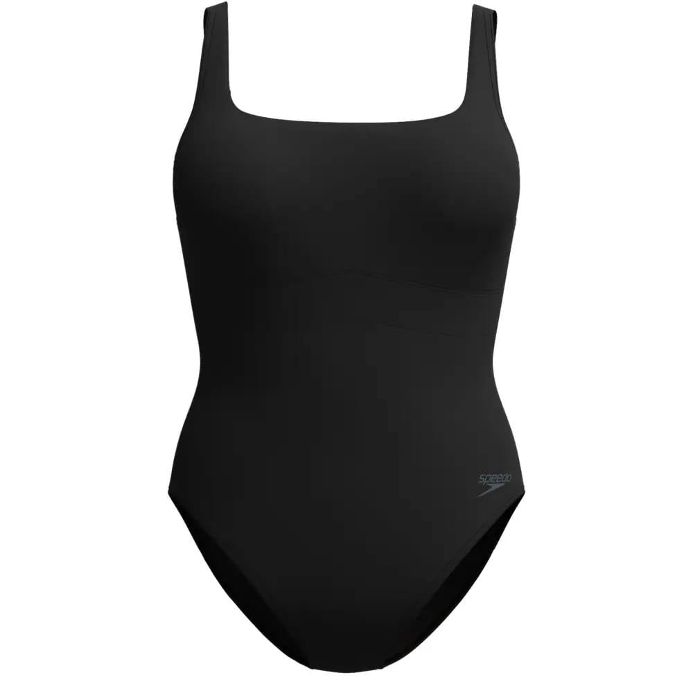 Speedo Women's Black Shaping Contour Eclipse Swimsuit - Uk Size 40