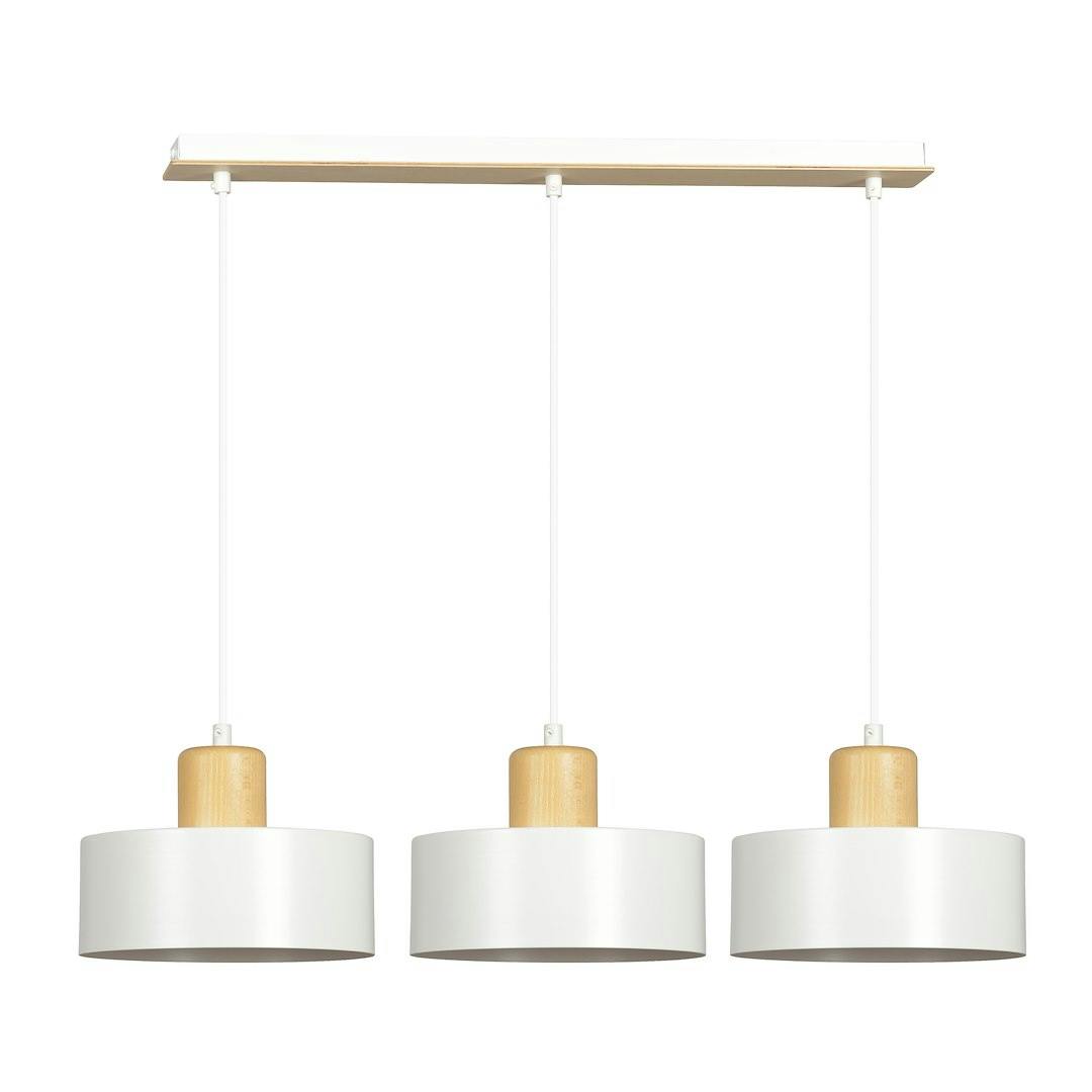 Rackhams White Torin Pendant Lamp 3 X E27