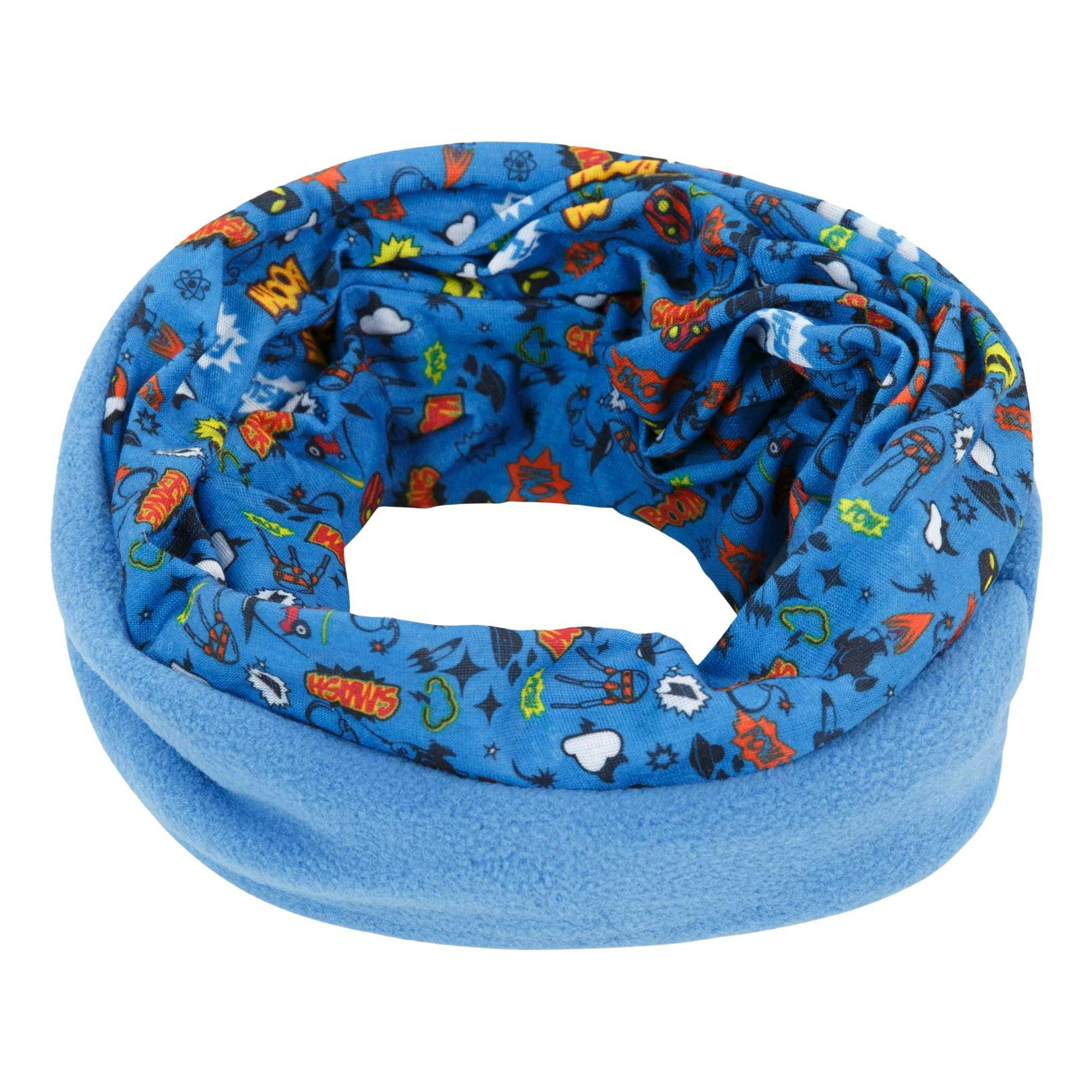 Trespass Blue Childrens/Kids Callaghan Neckwarmer - Cosmic Print - One Size - Cosmic Print