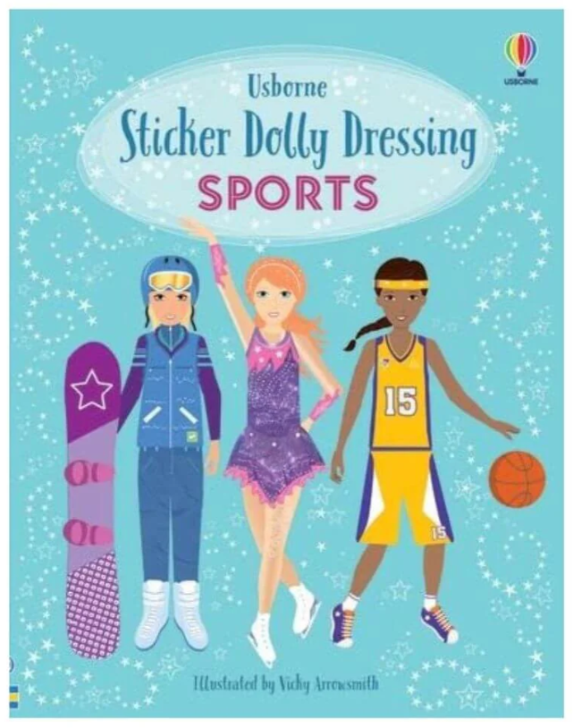 Various Publishers Sticker Dolly Dressing Sports By Fiona Watt