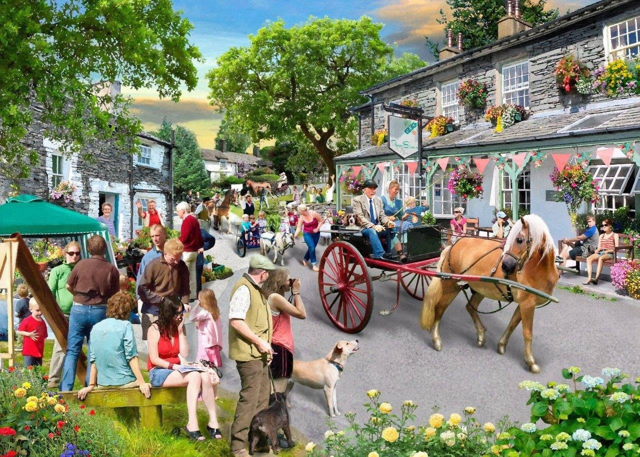 The House of Puzzles - Pony Parade Jigsaw Puzzle - 500 Pieces - 48 x 69cm - Image 3