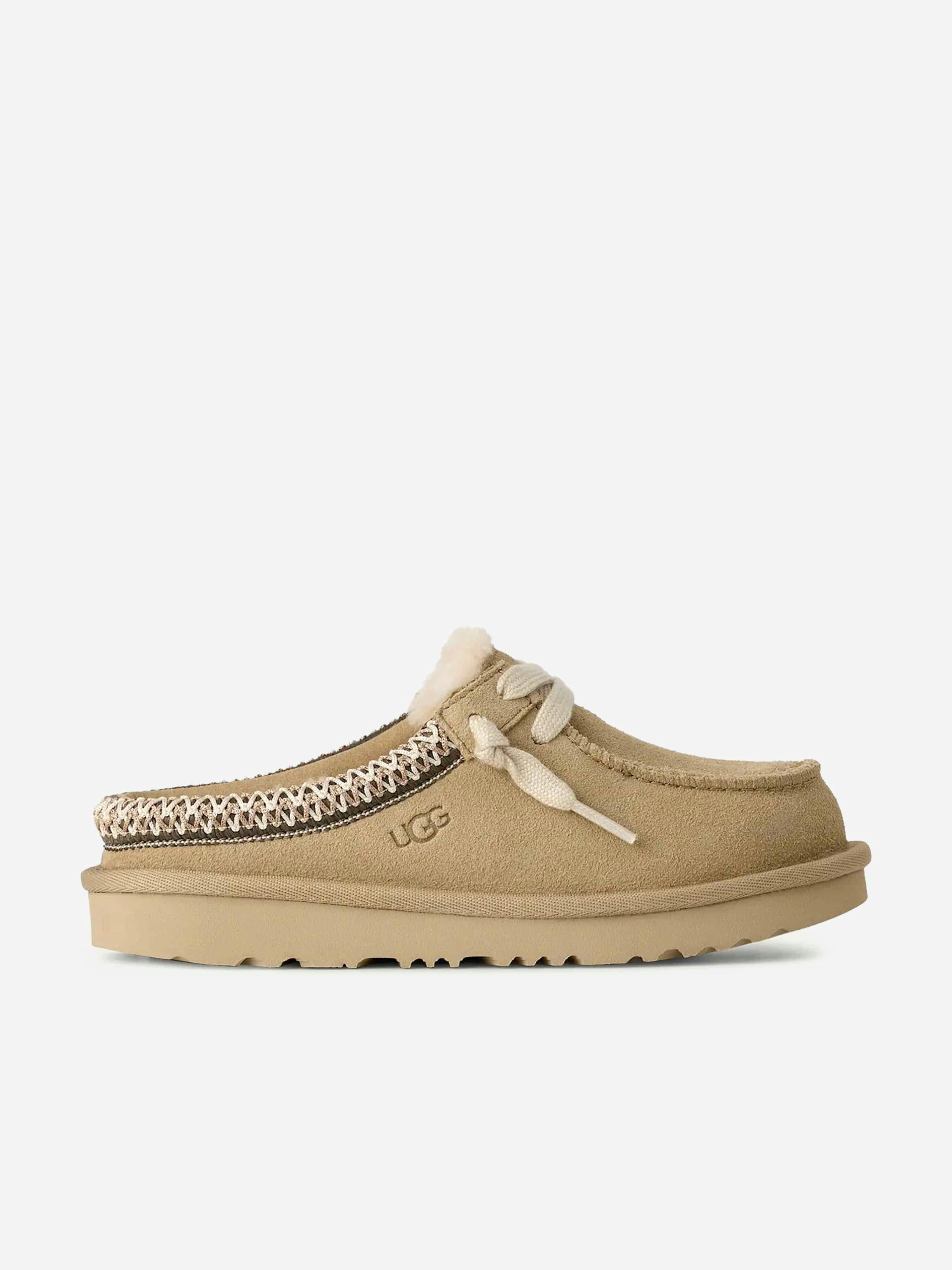 Ugg Boys Beige Kids Tasman Mules In - Us 3 Eu 35 Uk 2