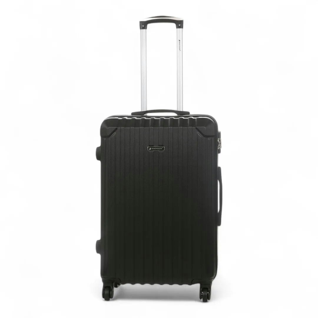 Snowball Black Hardshell Luggage Set 8 Spinner Wheels Suitcase - Medium