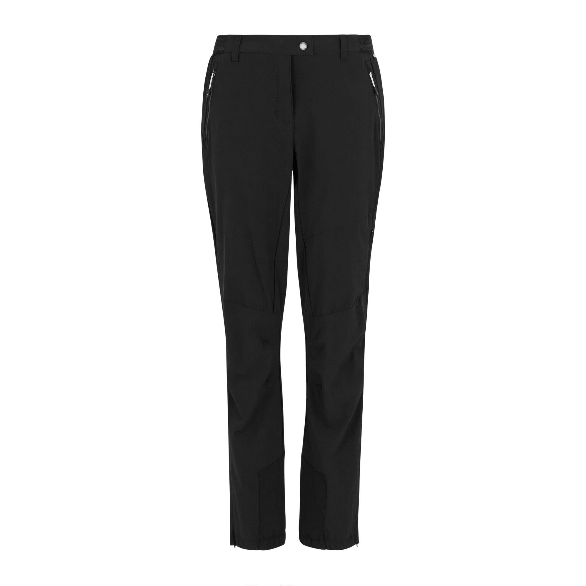 Regatta Women's Black Mountain Iii Hiking Trousers - / - 10 Uk R - / - 90% Polyamide/10% Elastane
