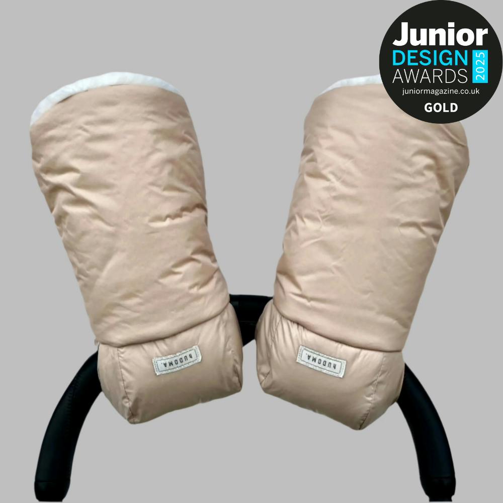 Hudoma Beige Pram Gloves - Brooklyn