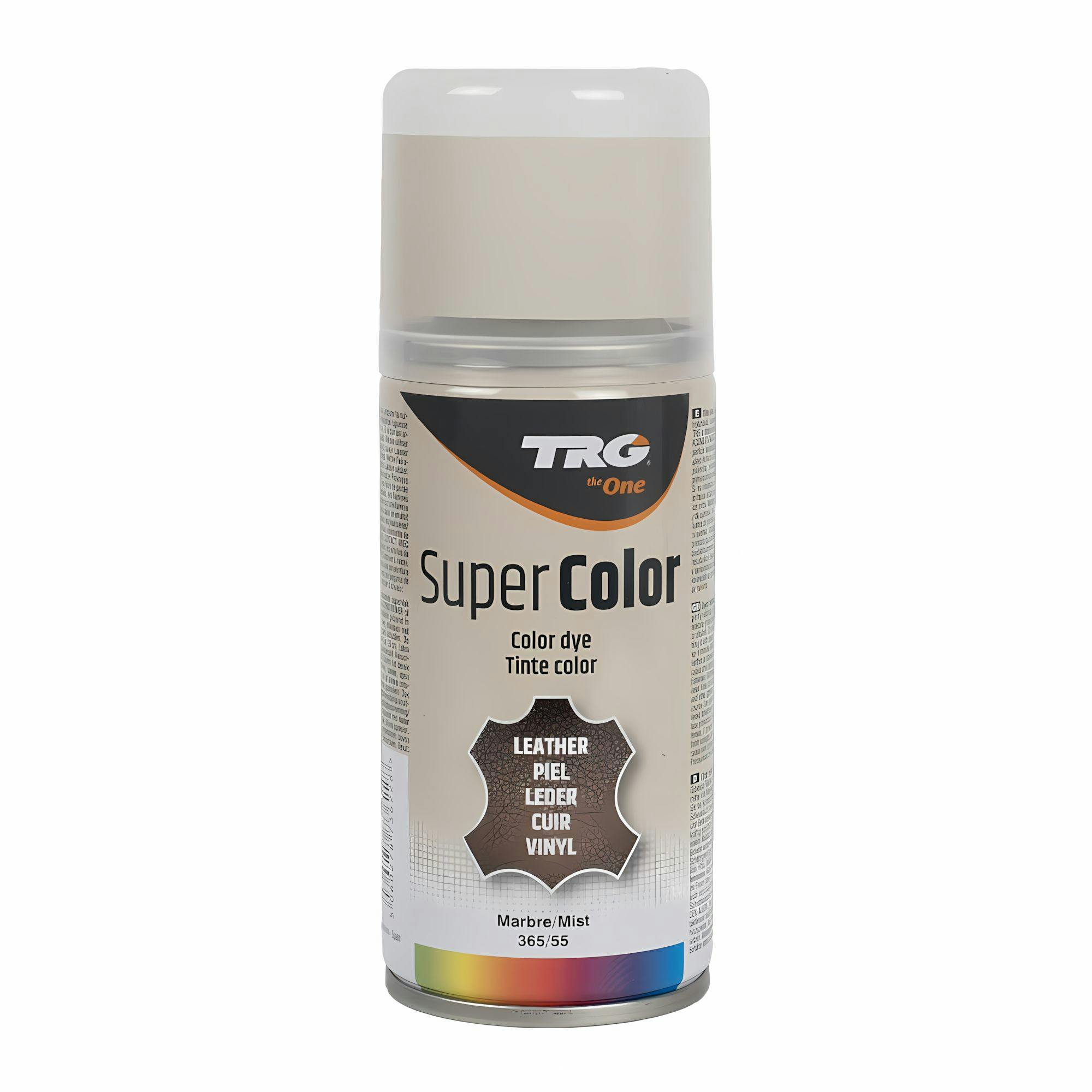 Rackhams Brown Super Colour Aerosol Paint - Leather And Vinyl Recolouring 150Ml - Mist