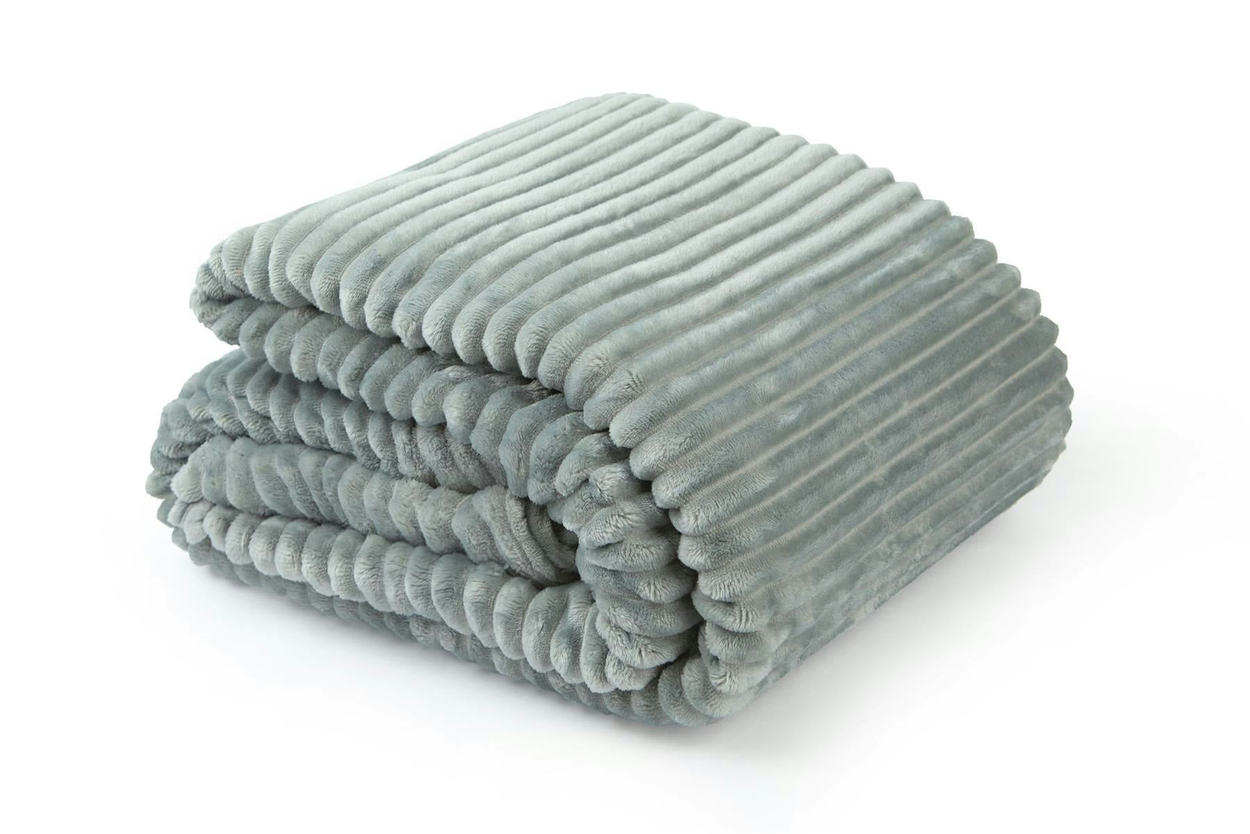 Rackhams Silver Dakota Blanket/Throw - 140X180cm