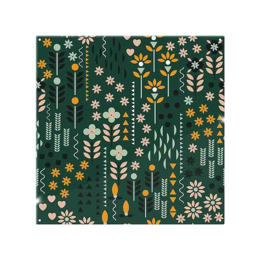 Benjamin Tate Design Light Selection Of Flowers Print Splash Back - Size 60 X 50Cm