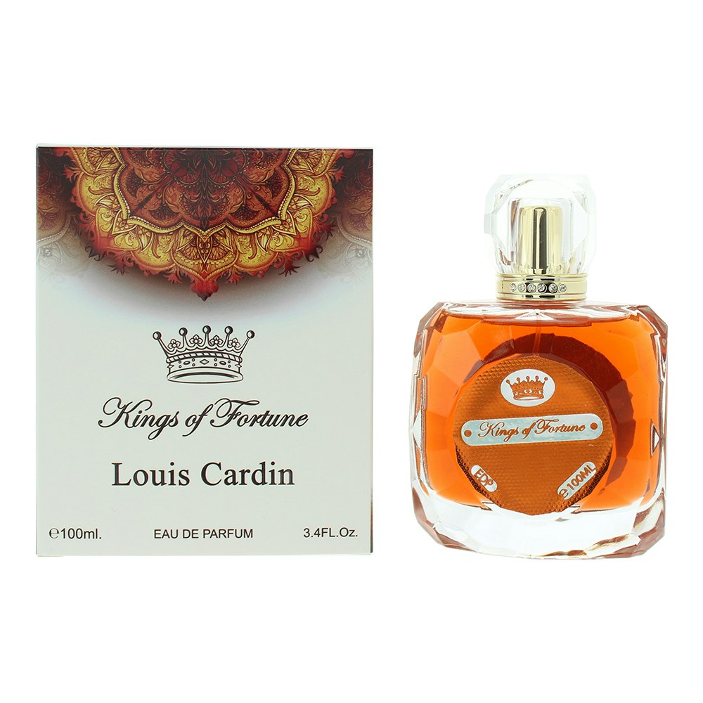 Louis Cardin Men's Kings Of Fortune Eau De Parfum Spray For Him 100Ml