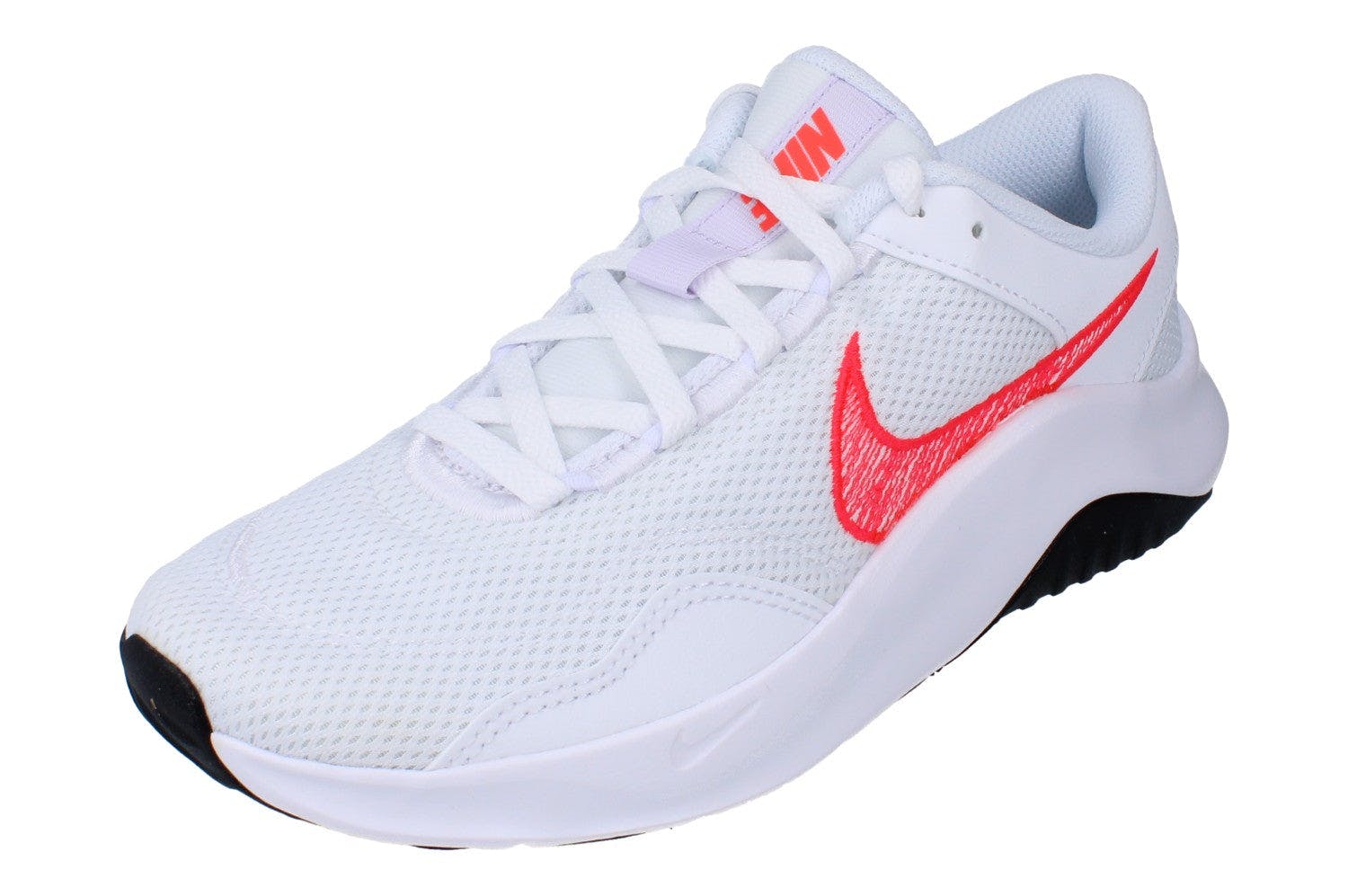 Nike Women's White/Black Legend Essential 3 Nn Dm1119 102 - Uk 5.5 | Us 8 | Eu 39