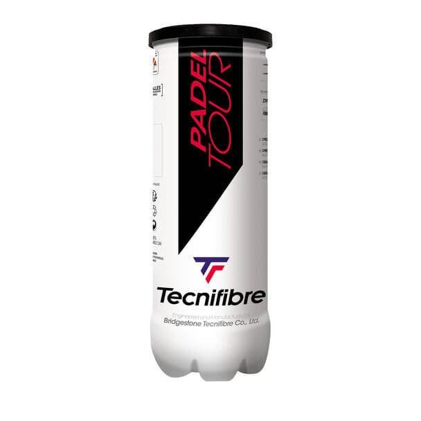 Tecnifibre Padel Tennis Tour Balls - Tube Of 3