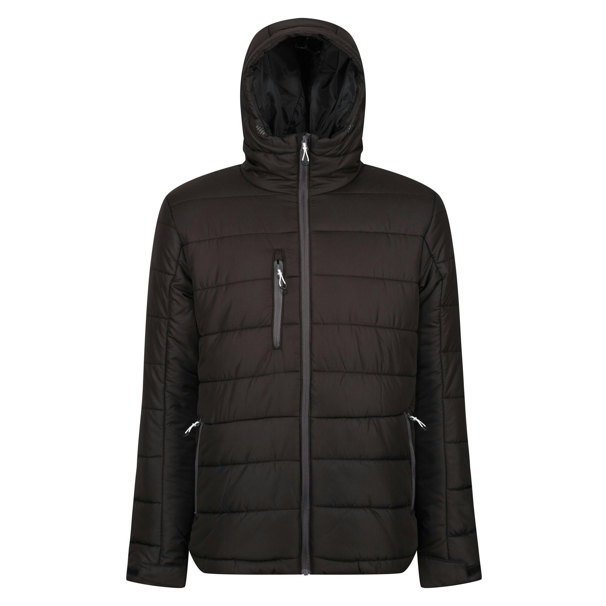 Regatta Men's Black/Grey Professional Thermal Padded Jacket - /Seal - L - /Seal - 100% Polyester