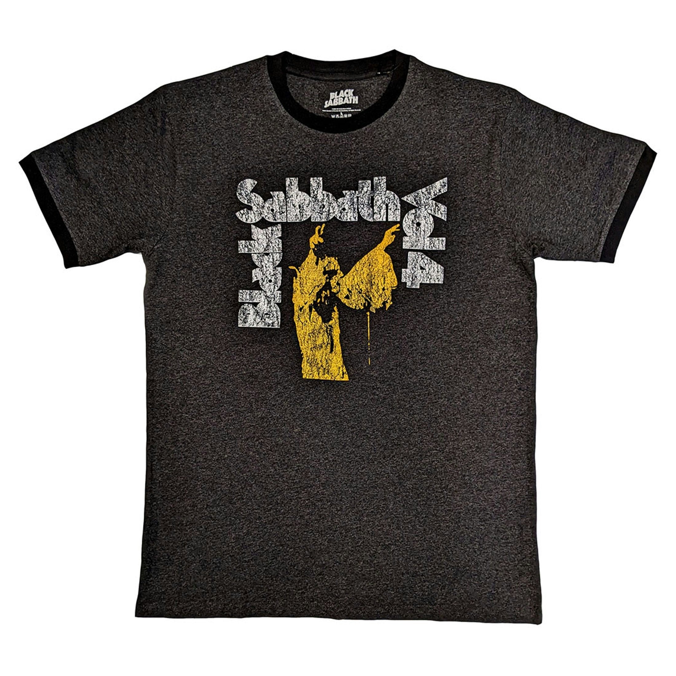 Paradiso Clothing Unisex Black Sabbath Vol 4 Ringer T Shirt - Xl
