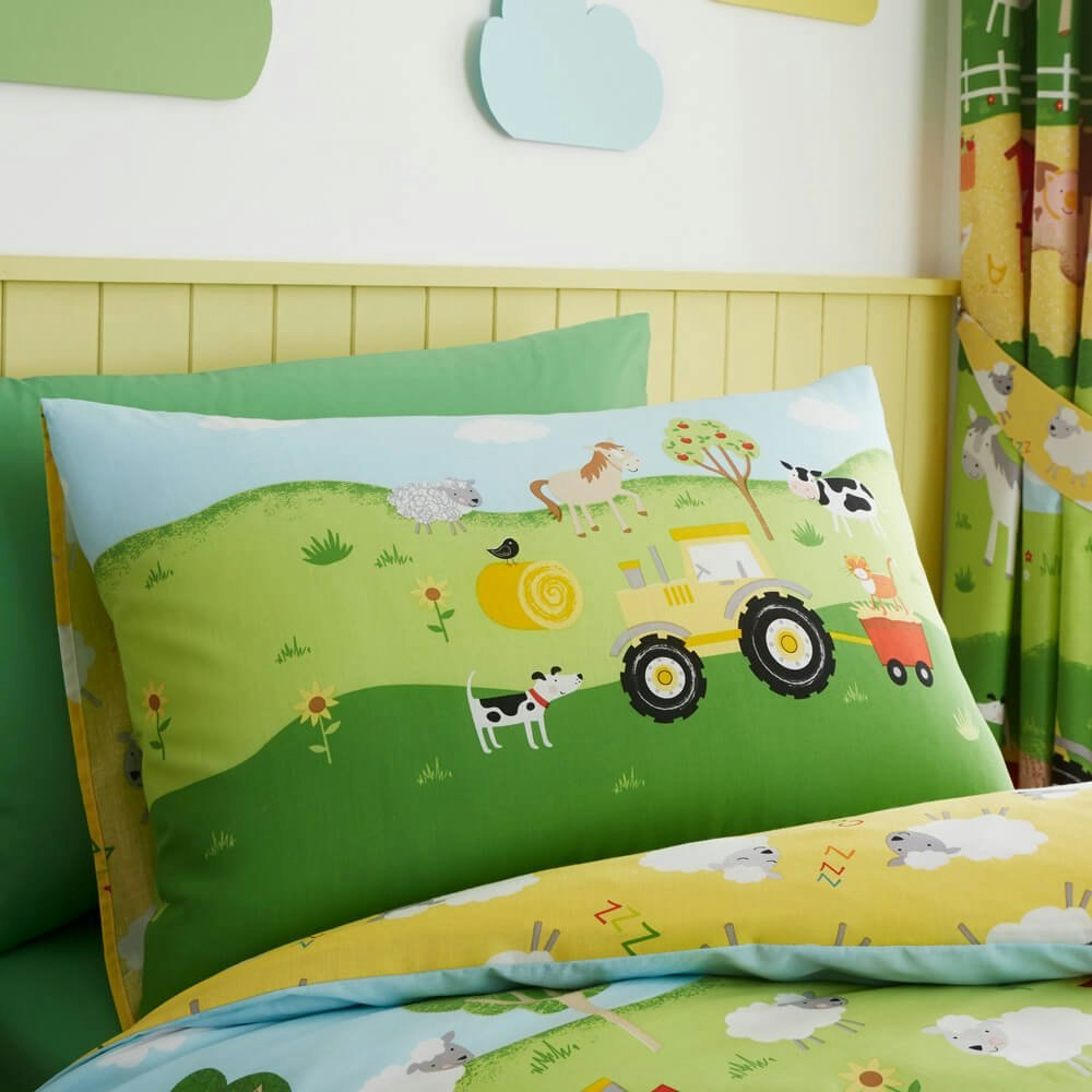 Rackhams Farm Friends Pillowcases (Pair) - Standard